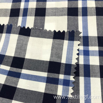 100% Cotton Yarn Dyed Fabric (White And Blue)